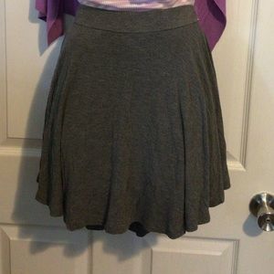 Express flowy grey skort jersey knit